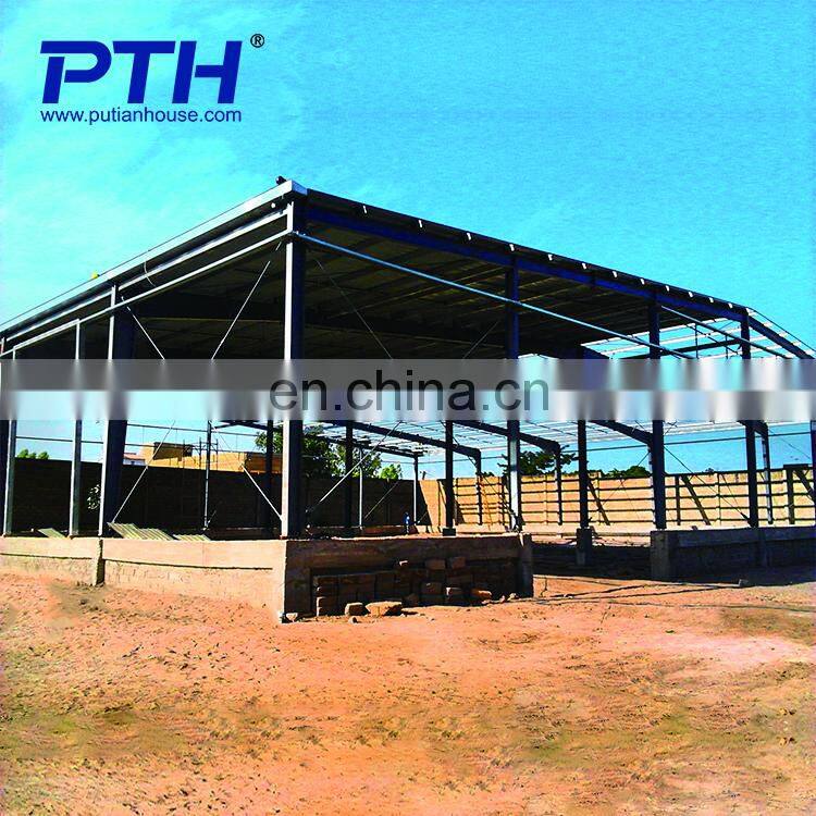 High Quality Steel Structure Fabrication Low Cost Steel Frame Industrial