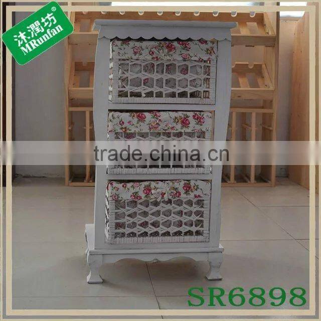 Wholesale woven fabric pattern wood cabinets