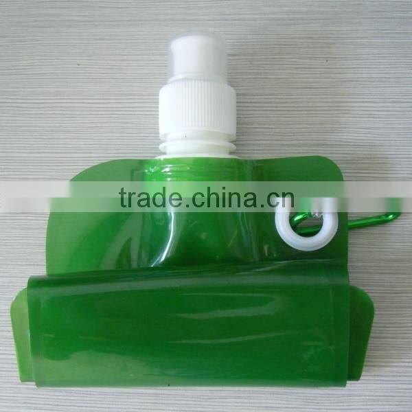 Collapsible Flastic Water Bottle with Private Lable