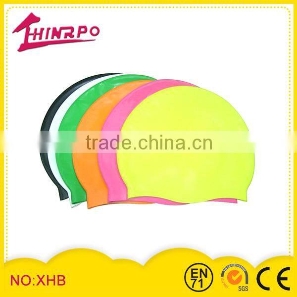 Customized silicone swimming cap with personalized logo