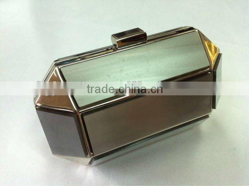 new style amber material clutch style fashion christmas evening bag