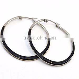 sexy ladies earring designs pictures silver black colored hoop earrings