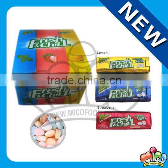 fresh breath sugar free compressed candy
