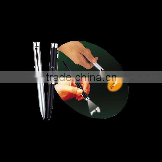 led laser projector ballpoint pen light ball pen with led light projector pen to promotion and writing