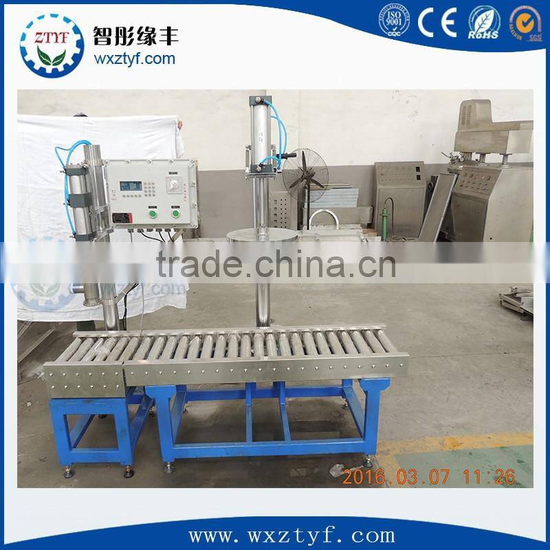 copper grease Semi-automatic drum weighing Filling and press capping Machine
