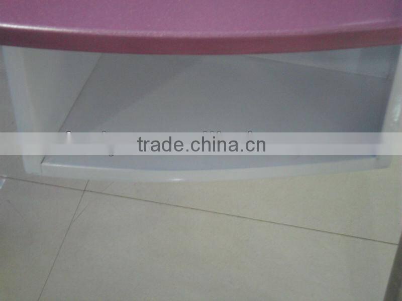 VY-8607C Beautiful pink nail salon equipment nail tables for sale