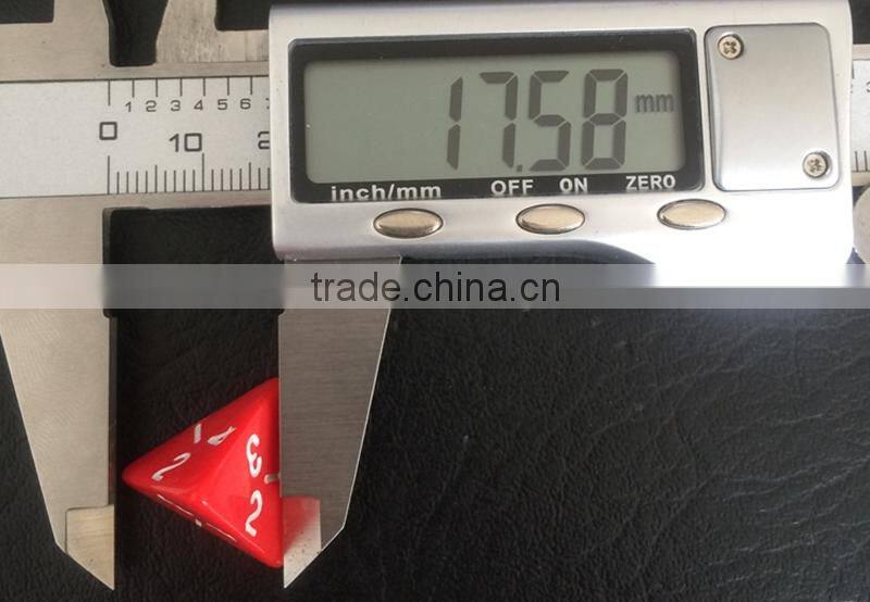 high quality colored polyhedral dice set