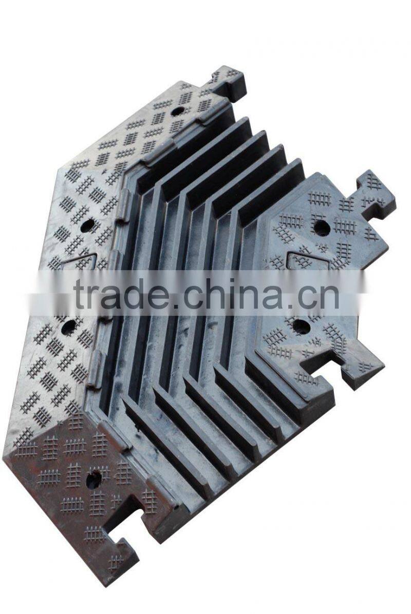 Event rubber cable protector humps