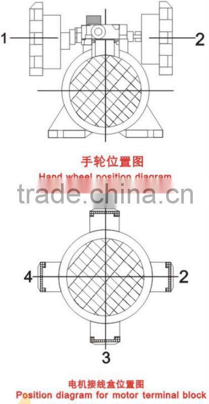 variable speed reducer UD combined worm gearbox with electric motor