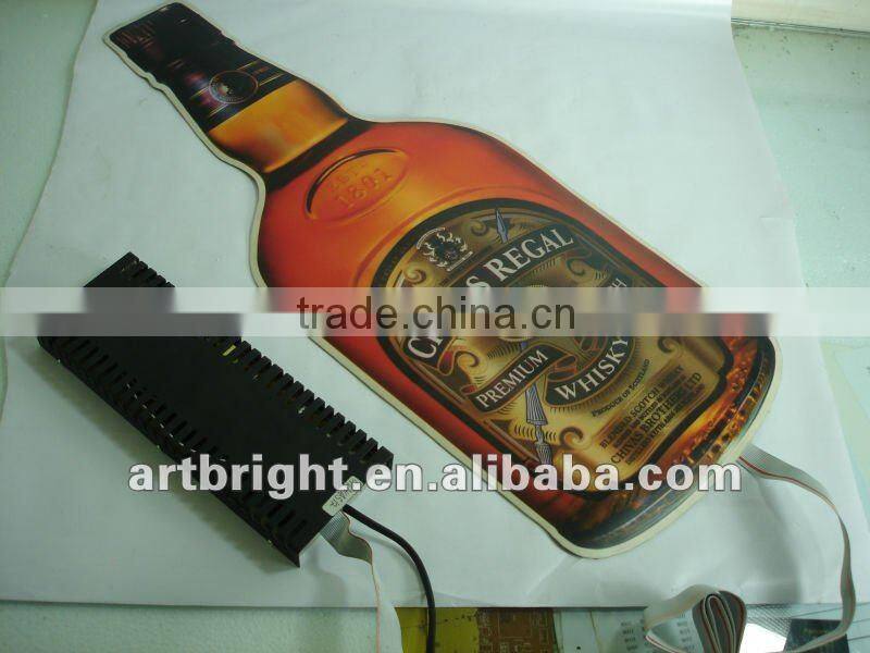 Advertising indoor el animation poster