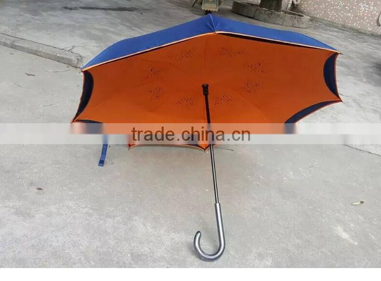 Hot sale inverted upside-down umbrella manufacturer china