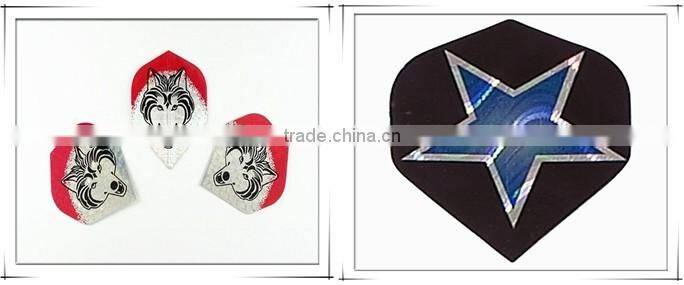 Custom metal dart flight for competition