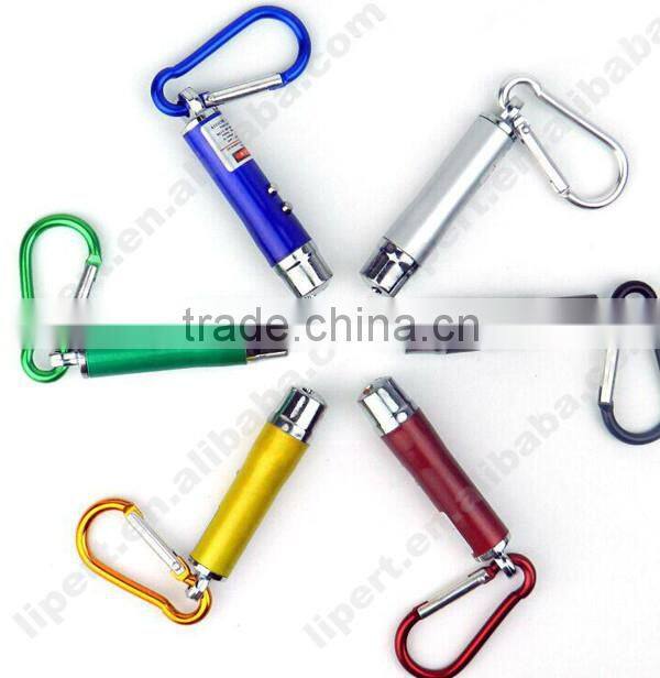 (130332) Hot Sale LED Torch Light Mini Flashlight Promotional Small Led Light Carabin