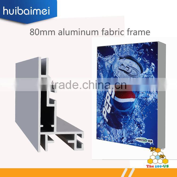 Backlit Trade Show Displays LED Advertising Frameless Light Box