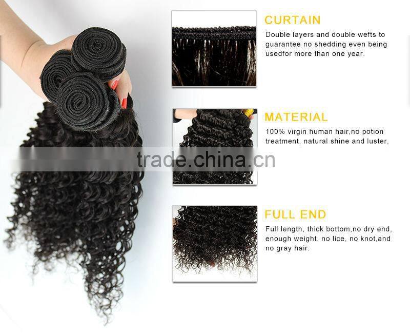 Cheap Price Virgin Remy Peruvian Black Color Afro Wave Human Hair Extensions