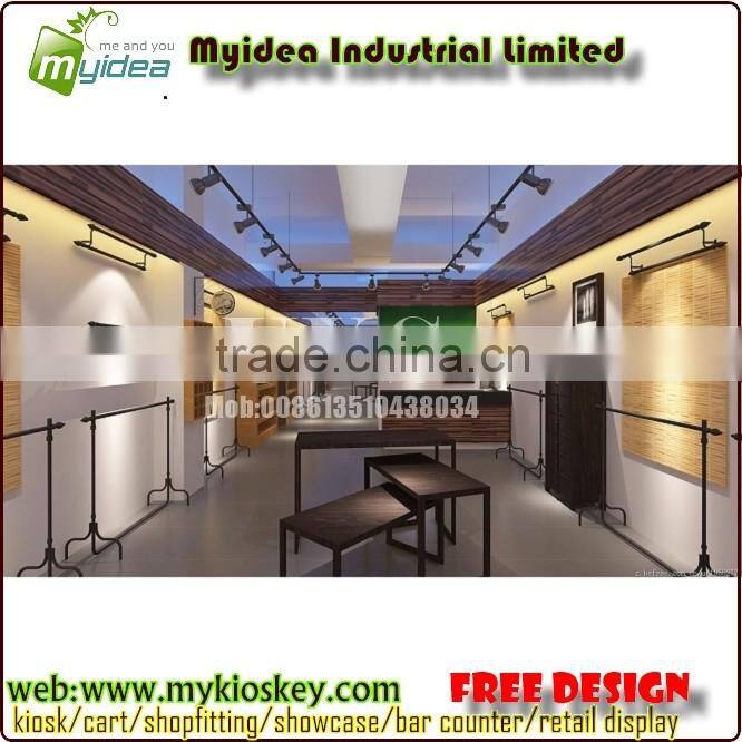 Clothing store display furniture of clothing store fixtures and clothing store display racks