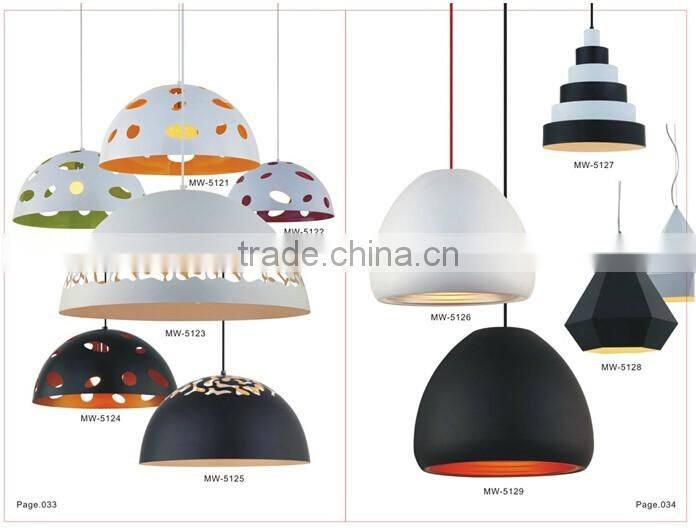 Irradiation Area Loft Industrial Pendant Lighting for Restaurant