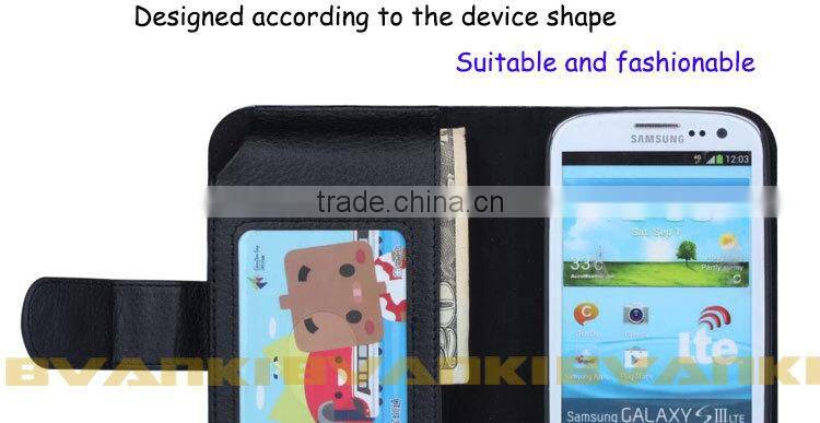New Product On China Market Popular Flip Leather Case Cover For Samsung Galaxy S3 Folio Cover Leather Case Bags