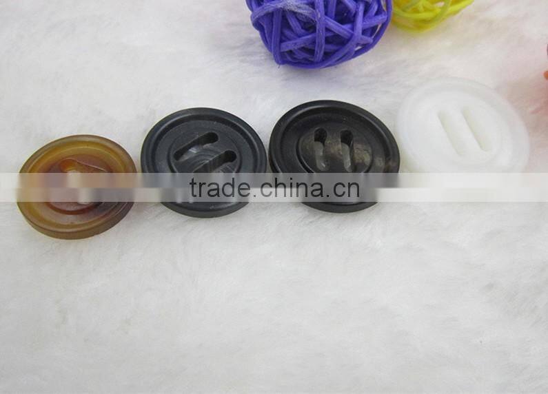 Sedex Audited Factory 2 Pillar Oval Shape Hole Resin Button for military garment, polyester military garment button