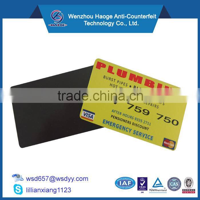 Custom promotional business card calendar fridge magnet