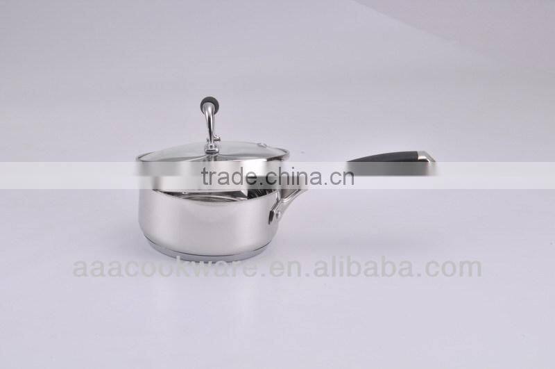 KT-349 1QT Sainless steel saucepan with lid / stainless steel cookware