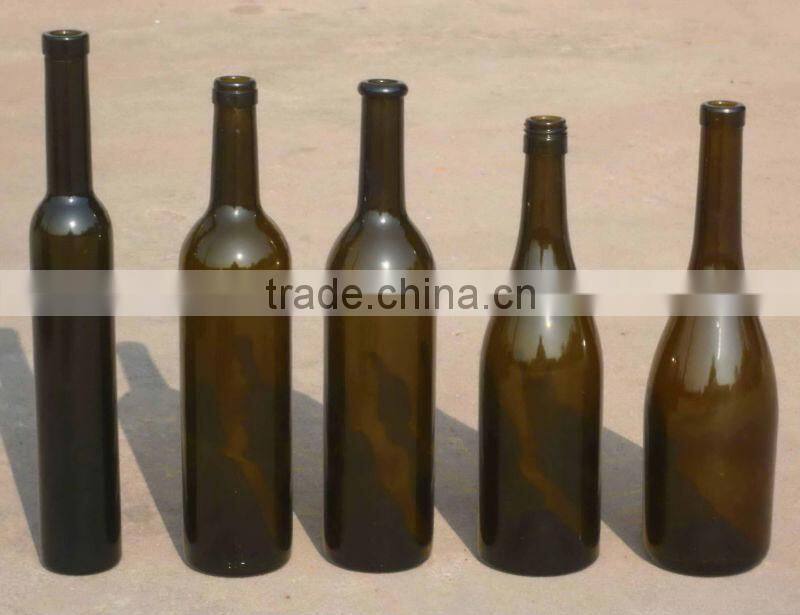 MULTI COLORED GLASS BOTTLES