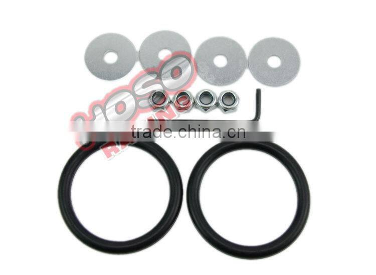 Polished Aluminium Quick Release Fasteners For Car Bumpers Trunk Fender Hatch Lids Kit