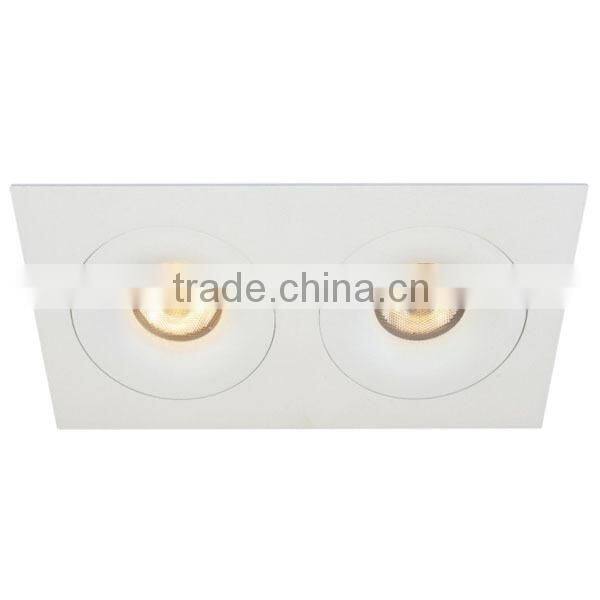 IP54 Super Quality Fixed Citizen 2*7W High CRI LED Downlight, Dimmable led downlight, LED Downlight Dimmable