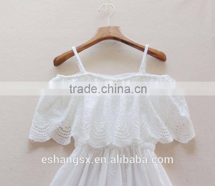 Ladies cotton gallus falbala trendy skirts