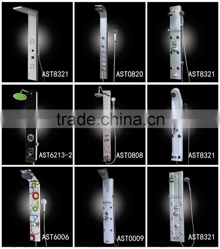 cheap popular stainless steel shower panel