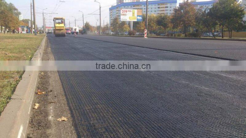 knitting fiberglass geogrid coated with bitumen with CE certification