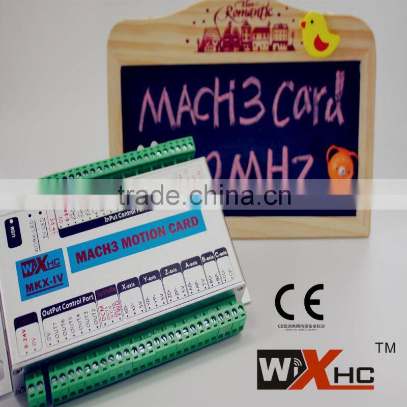 4 Axis USB Mach3 motion control card motion controller card2000KHZ