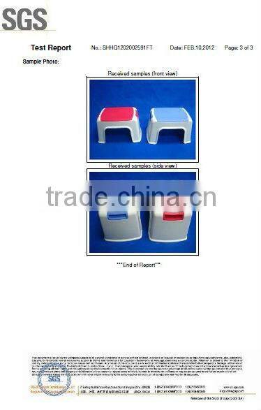 Hand-held colourful portable plastic stool(medium)