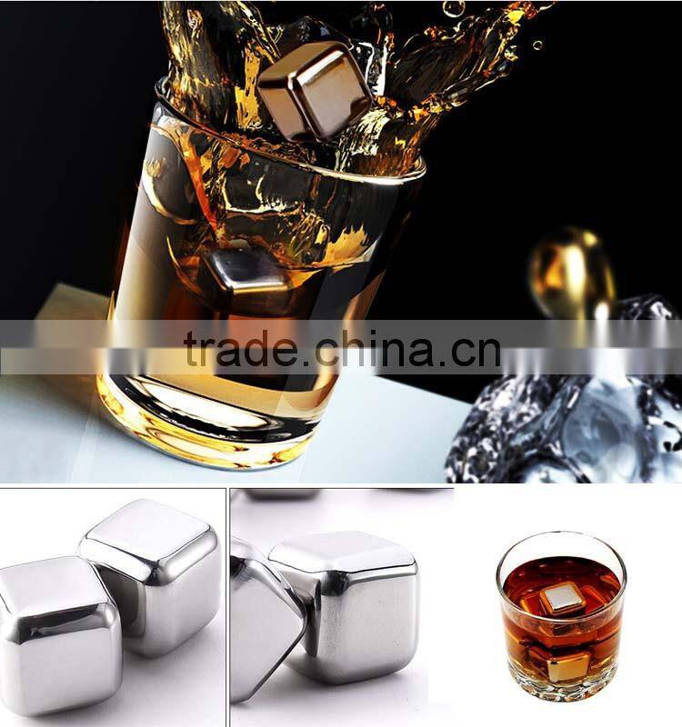 Best gift for boyfriend ! Perfect Stones for Wine ! Whisky Stones Set 304 Stainless Steel Ice Cubes