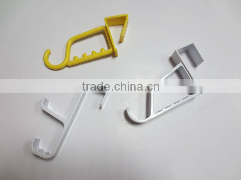 Plastic Material and Eco-Friendly Feature Over door hook/Door hook