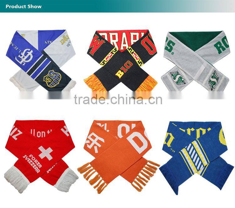 Logo Embroidery Football Scarf