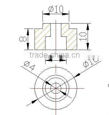 Square Metal Pipe Fitting Plug With Thread,Rubber/plastic stopper for automobile