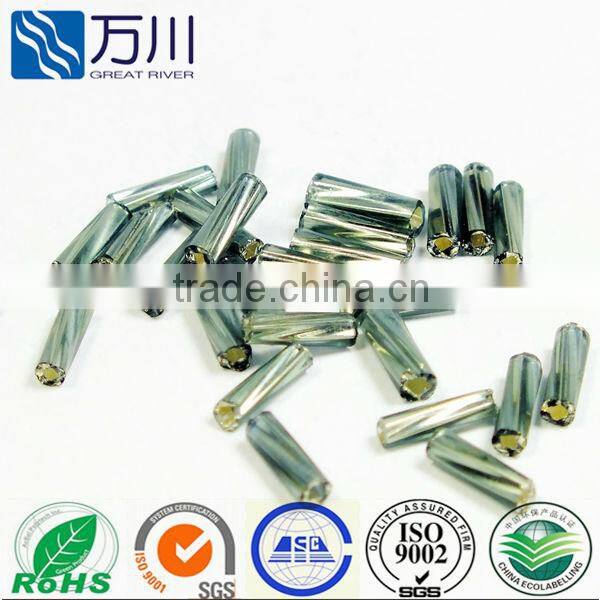 Glass seed beads/bugle beads/mix color tube glass beads