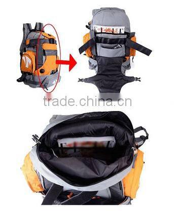 2016 largest 45L water resistant skateboard roller skate outdoor backpack