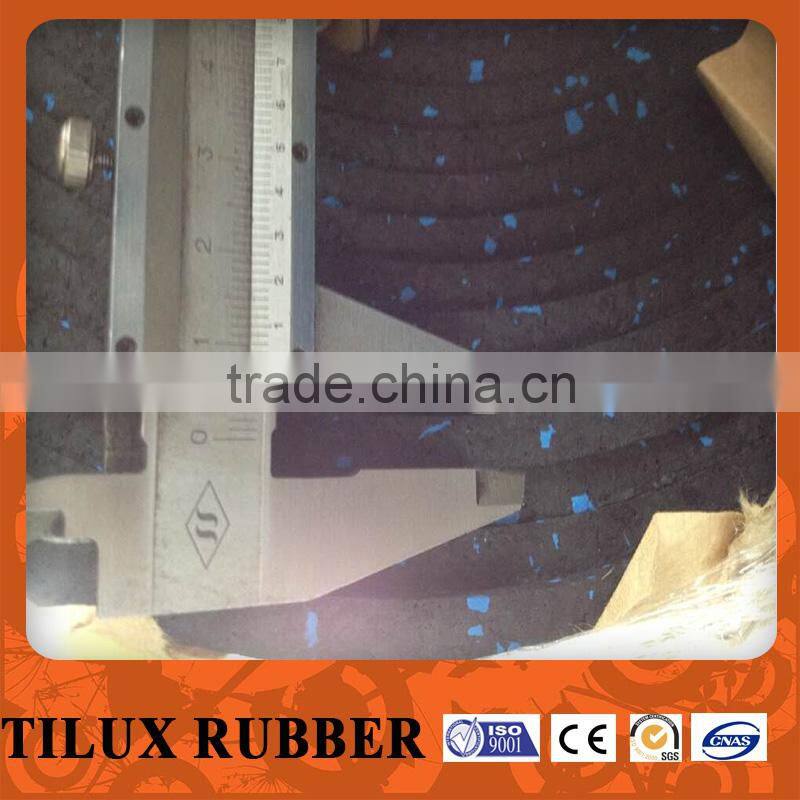 waterproof outdoor use rubber flooring with best price from factory with rubber mats