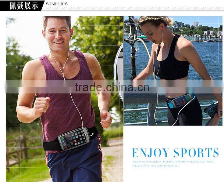 Waterproof Colorful Multifunctional touch Cycling Sport Waist Bag for Running Cycling All Outdoor