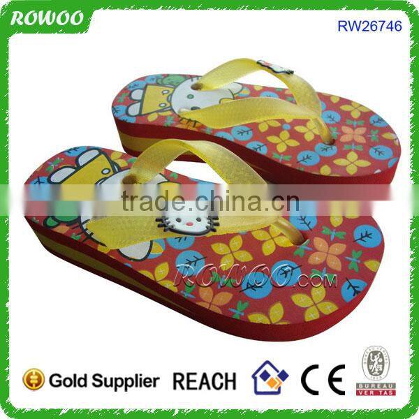 Wedge summer new cute children's flip flops