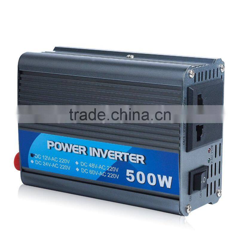 Hot sell Meind 500W car power inverter with battery charge