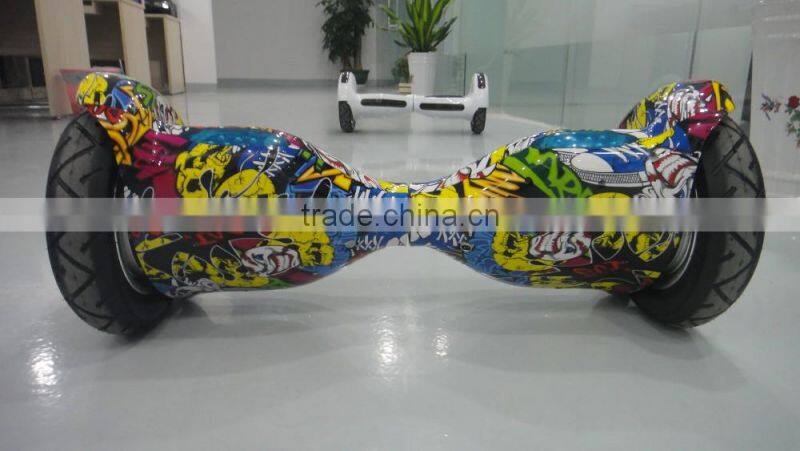 10 inch Battery Powered Skateboard / Balance Scooter Big Wheels Drifting Scooter