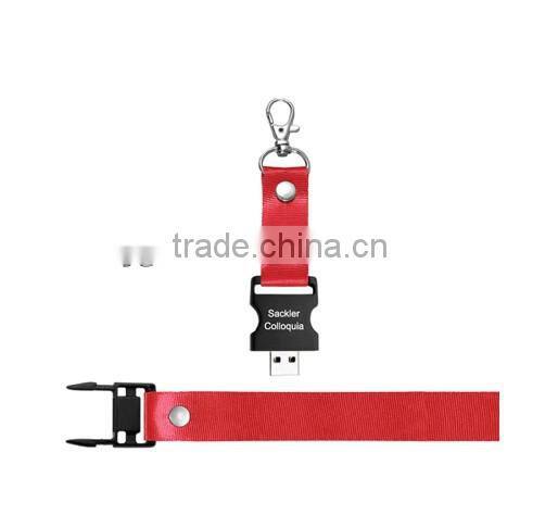 Promotional Cheap Price Lanyard USB Flash Drive with High Speed