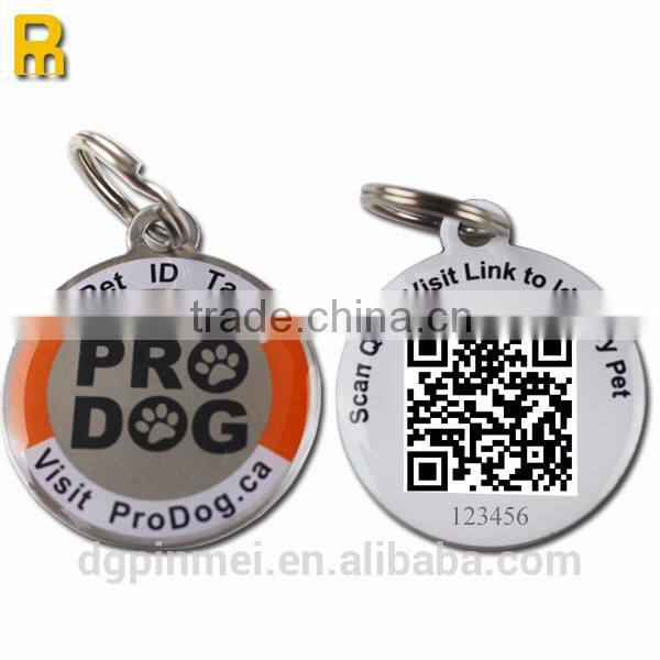 2014 fashional dog tag silencer for pet gift emblems for promotion