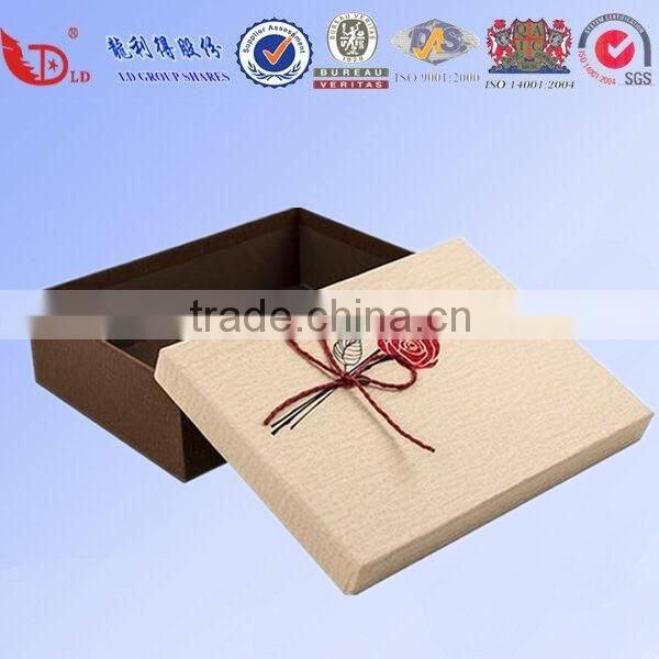 Hot sale jewelry paper packaging box,paper folding gift box