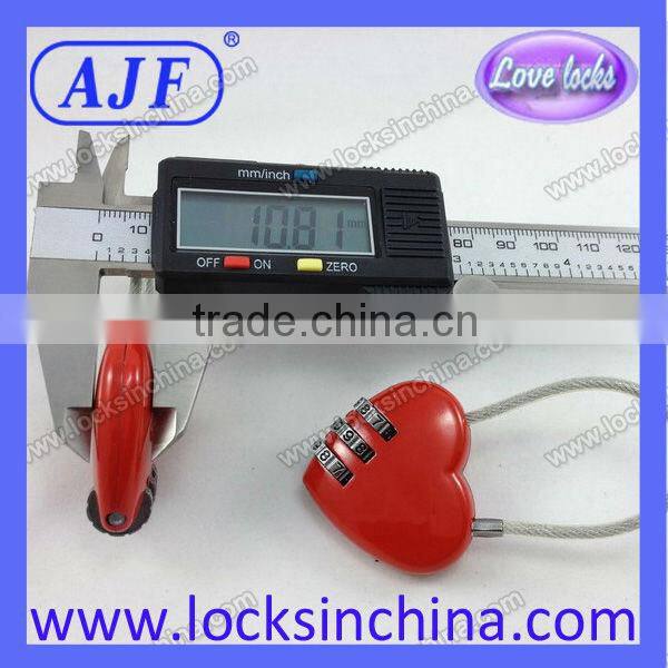 Cable luggage combination lock with a good discount