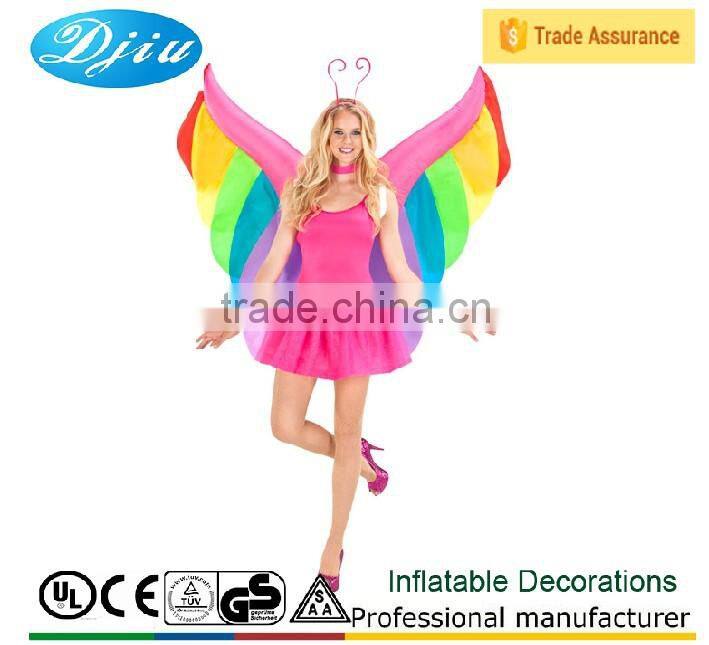 DJ-SD-005 children Inflatable Butterfly Wings nuts Wings - Butterfly girl Inflatable Wings - Angel (Illuminated)