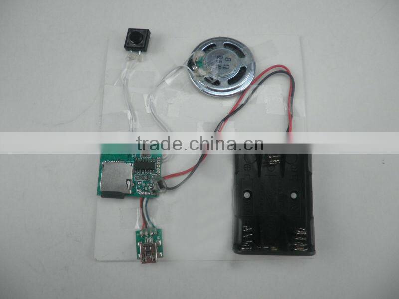 Voice recordable MP3 sound module/USB voice chip